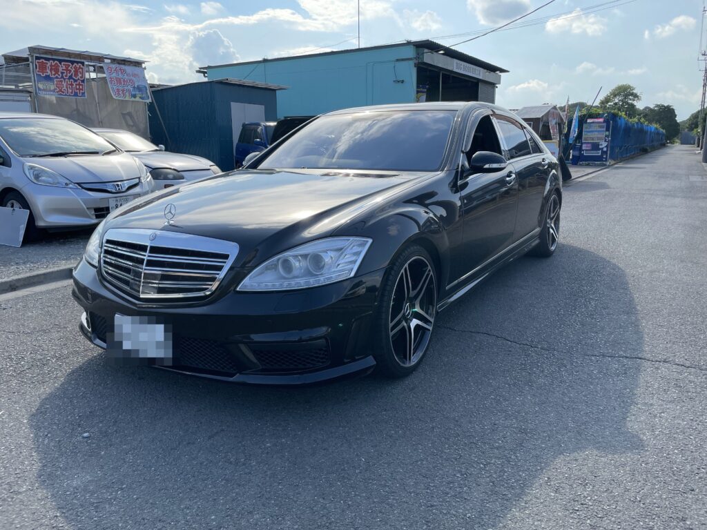 SOLD OUT メルセデス・ベンツ　S550ロング　純正エアサス車